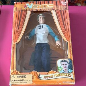 NSYNC Justin Timberlake Collectible Doll Unopened Box